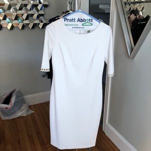White Calvin Klein Dress NWT